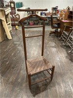 MID CENTURY WOVEN VALET CHAIR