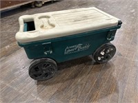 AMES LAWN BUDDY GARDEN CART WITH CUP HOLDERS