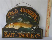 Ye Old Hookers Bait & Tackle Co. Sign