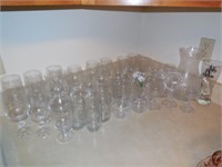 Misc Clear Glasses 40+ Pcs