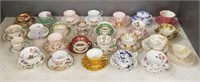 Group bone china cups & saucers incl. Shelley,