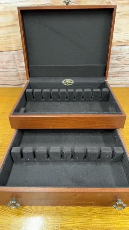 Reed and Barton Sterling Silver Flatware Case.