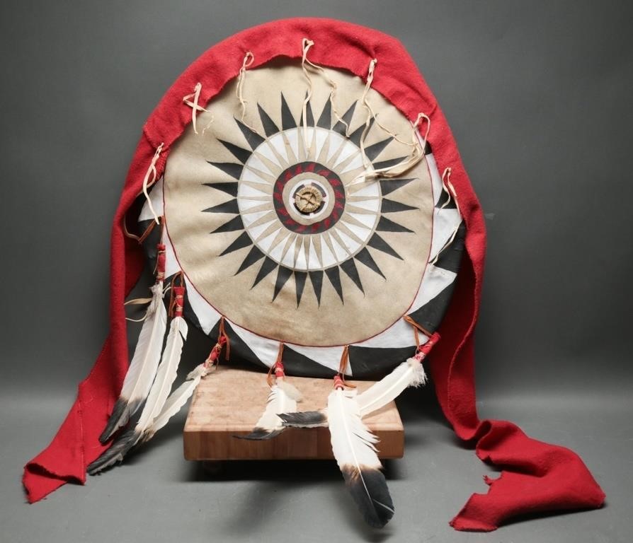 Vintage Plains Native American War Shield