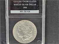 1904 O UNC Morgan Silver Dollar Coin