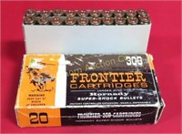 Ammo 308 Win, 20 Rounds, Frontier 165 Grain