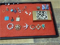 Brooches, Earrings, and More.