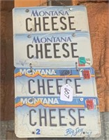 MT CHEESE License Plate