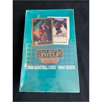 1990-91 Skybox Basketball Series 2 Sealed Wax Box