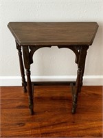 Vintage Flat Back Side Table
