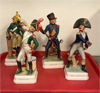 4 Napoleonic Soldier Goebel Figurines