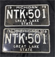 Michigan license plate lot 14