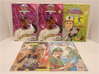 Lot of 5 Sports Comics - Griffey, Ripken, Ali