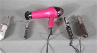 Hair Dryer and Curling Irons