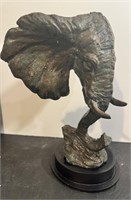 Elephant Head metal Sculpture