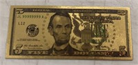 ***NOVELTY CURRENCY***  $5.00 UNITED STATES