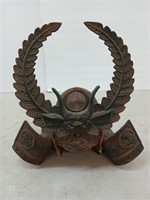 Heavy metal Japanese samurai helmet, NOT FULL
