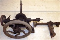 Antique Canedy Otto Wall Mount Manual Drill Press