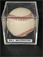 Certified Autographed Bill Mazeroski