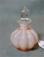 Fenton Pink Perfume Bottle