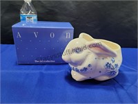 Avon Ceramic Bunny Planter
