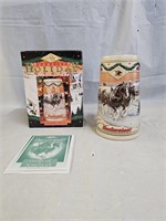 Budweiser 1996 Holiday Collector's Stein