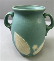 Robin's Egg Blue Pottery Vase