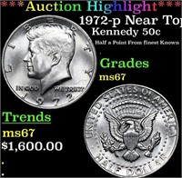 ***Auction Highlight*** 1972-p Kennedy Half Dollar