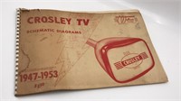 Vintage Crosley Tv Repair Manual Guide 1947-53