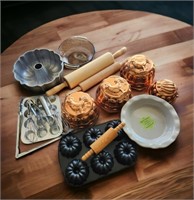 Lot of Baking w/ Nordic Ware Bundt Pan