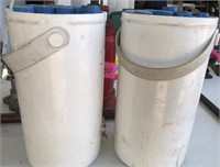Q - 2 PAILS OF PIPE (Y142)