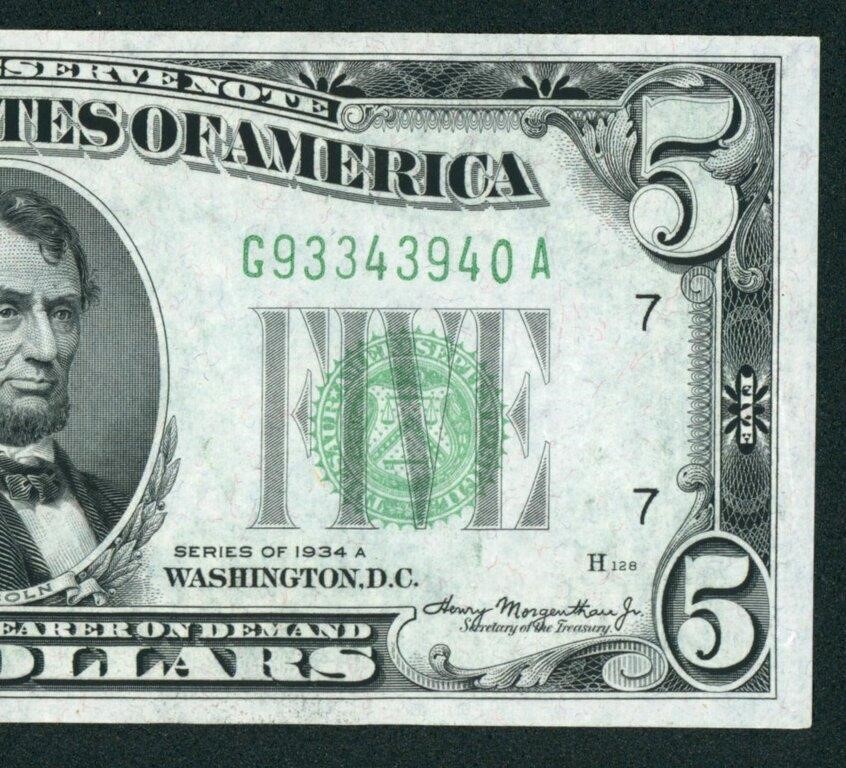 Currency Collector Paper Currency 5/27/24