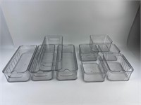 Clear Plastic Organizer Trays Bathroom Vanity