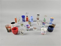 Vintage Souvenir Shot Glass Lot