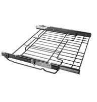 $152  GE - 27 Heavy-Duty Roller Rack - Silver