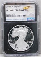 2022-W Proof Ultra Cameo PF 70 NGC.