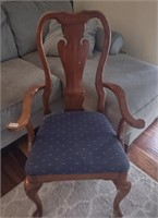 Walnut Captain's Dining Chair