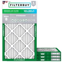 Filterbuy 10x20x1 Air Filter MERV 8 Dust Defense (