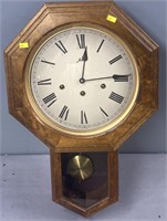Wood Kaid Regulator Wall Clock