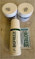 Biofreeze & Pain Relief Cream Lot
