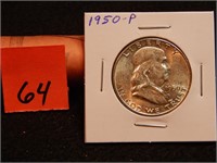 1950 P US Half Dollar 90% Silver