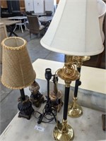 6 ASSORTED LAMPS