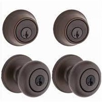 KWIKSET 242CV SMT CODE K2 KEYED KNOBS $80