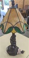 STAINED GLASS STYLE SMALL LAMP