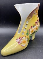 VTG Hand Painted Limoges China Porcelain Boot w/