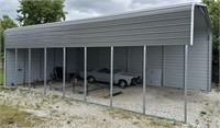 Large metal carport