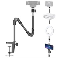 KDD Webcam Stand Camera Mount with Phone Holder, 2