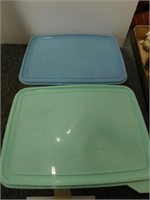 Microwave TV dishes w/covers