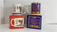 2 Comedic Mugs In Box