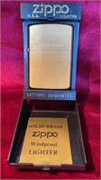 Zippo Solid Brass wind proof lighter