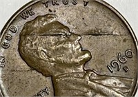 1960-D Lincoln Cent LAMINATION Error